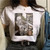 Summer Punk Harajuku Printed Art Aesthetic T-shirt - size XL