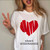Strawberry Tarot 90s Cartoon Graphic T-shirt - size Large