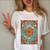 Strawberry Tarot 90s Cartoon Graphic T-shirt - size Large