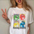 Strawberry Tarot 90s Cartoon Graphic T-shirt - size Large-1731483061