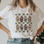 Summer  Art Sun Moon 90s Style Cartoon Graphic T-Shirt - size XXL