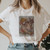 Summer  Art Sun Moon 90s Style Cartoon Graphic T-Shirt - size XXXL