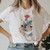 Summer  Art Sun Moon 90s Style Cartoon Graphic T-Shirt - size XXXL