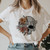 Summer  Art Sun Moon 90s Style Cartoon Graphic T-Shirt - size XXXL