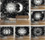 White Black Aesthetic Room Decor Mandala Tapestry - Size S-150cmX100cm