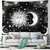 White Black Aesthetic Room Decor Mandala Tapestry - Size S-150cmX100cm