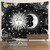 White Black Aesthetic Room Decor Mandala Tapestry - Size S-150cmX100cm