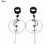 1 Pair Stainless Steel Bee Screw Expander Stretcher Dangle Earrings (6mm)