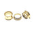 1 Pair Stainless Steel Bee Screw Expander Stretcher Dangle Earrings (6mm)