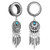 2PCS Stainless Screw Fit Expansion Stretched Piercing (12mm)