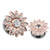 2pc Anodized Thread Ear Tunnel and Plugs Vintage Hollow Ear Piercing (8mm)