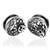2pc Anodized Thread Ear Tunnel and Plugs Vintage Hollow Ear Piercing (8mm)