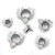 2pc Anodized Thread Ear Tunnel and Plugs Vintage Hollow Ear Piercing (8mm)