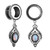 2pc Anodized Thread Ear Tunnel and Plugs Vintage Hollow Ear Piercing (12mm)