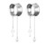 2pc Anodized Thread Ear Tunnel and Plugs Vintage Hollow Ear Piercing (12mm)