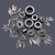 2pc Anodized Thread Ear Tunnel and Plugs Vintage Hollow Ear Piercing (12mm)
