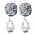 2pc Anodized Thread Ear Tunnel and Plugs Vintage Hollow Ear Piercing (14mm)