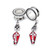2PC Water Drop Cross Flower Skull Dangle Stainless Earrings (16mm-25mm)