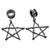 2PC Water Drop Cross Flower Skull Dangle Stainless Earrings (16mm-25mm)