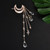 Elegant Lady Moon Rhinestone Hair Clip