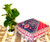 Red Yoga Meditation Moroccan Cushion Cover