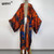 Boho Maxi Batwing Sleeve Kimono