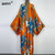 Boho Maxi Batwing Sleeve Kimono