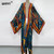 Boho Maxi Batwing Sleeve Kimono