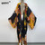 Boho Maxi Batwing Sleeve Kimono