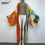 Boho Maxi Batwing Sleeve Kimono