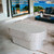OVAL MOTHER PEARL COFFEE TABLE