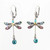 Elegant Personalized Carved Dragonfly Earrings