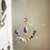 Hanging Lotus Crystal Suncatcher