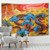 Landscape Ancient Buddhist Thangka Painting Tapestry 230x180cm