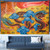 Landscape Ancient Buddhist Thangka Painting Tapestry 320x180cm