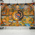 Landscape Ancient Buddhist Thangka Painting Tapestry 150x150cm