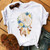Fashion Dreamcatcher Female Black Tshirt Size Large