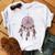Fashion Dreamcatcher Female Black Tshirt Size Large