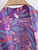 Vintage Purple Floral Boho Kimono Short Robe-1731538939