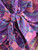 Vintage Purple Floral Boho Kimono Short Robe-1731538939