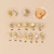 Women Fashion Hollow Heart Nose Stud Piercing