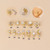 Women Fashion Hollow Heart Nose Stud Piercing