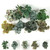 Artificial Peacock Turtle Back Leaf Vine Wall Hanging-1731540725