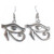 Vintage Evil Eye Egyptian Dangle Earrings