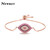Turkish Gold Color Evil Eye Pave Setting Bracelet