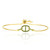 Turkish Gold Color Evil Eye Pave Setting Bracelet