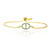 Turkish Gold Color Evil Eye Pave Setting Bracelet