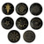 1PC Wooden Pendulum Coaster Crystal Base Mat Signs