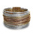 Vintage Triple Color Leather Bracelet for Women