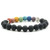 Tree of Life 18cm Colorful Seven Chakra Stone Bracelet